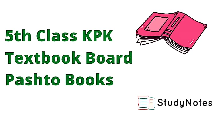 5th Class KPK Textbook Board Pashto Books